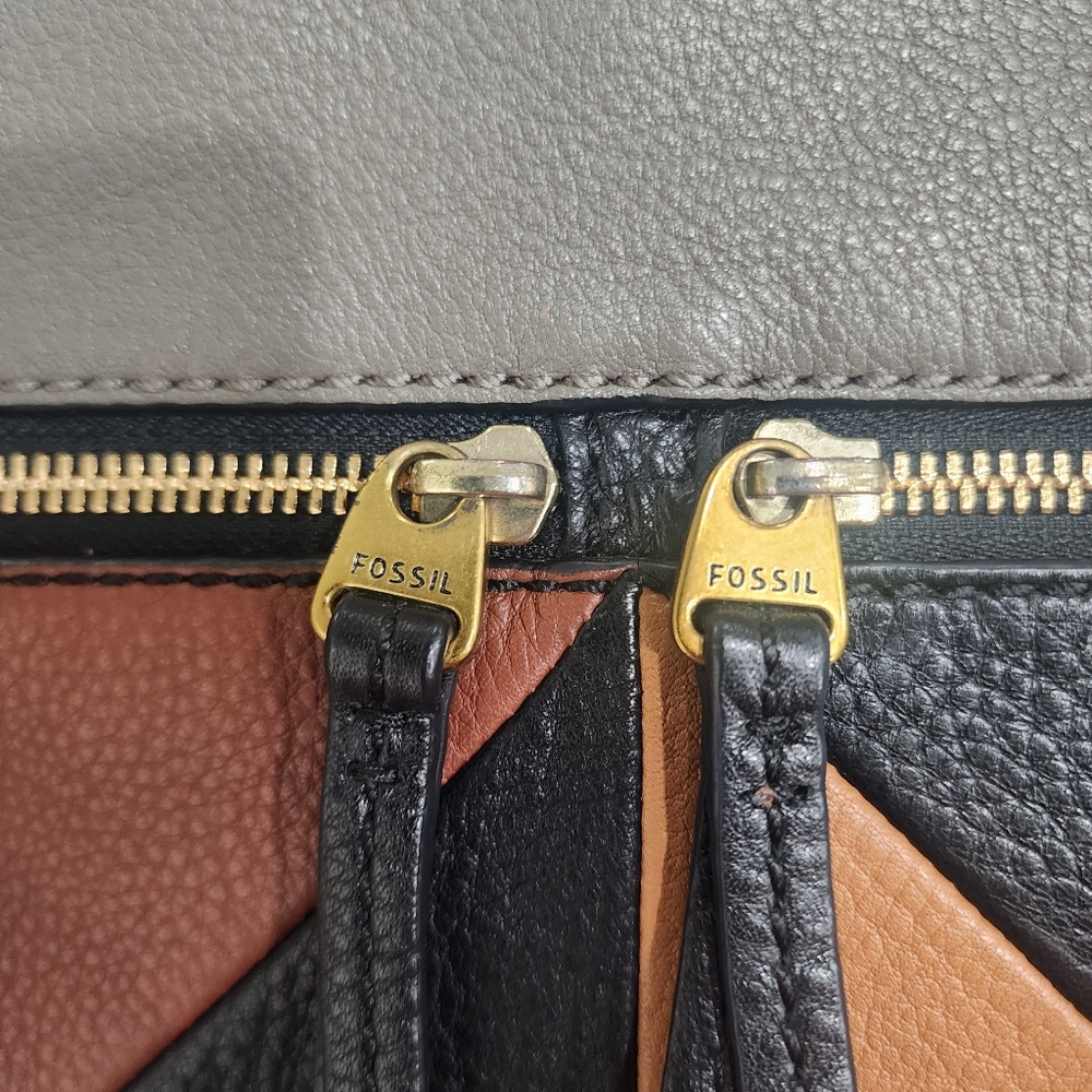 [ Fossil] Explorer Patchwork Matching Crossbody, … - image 3
